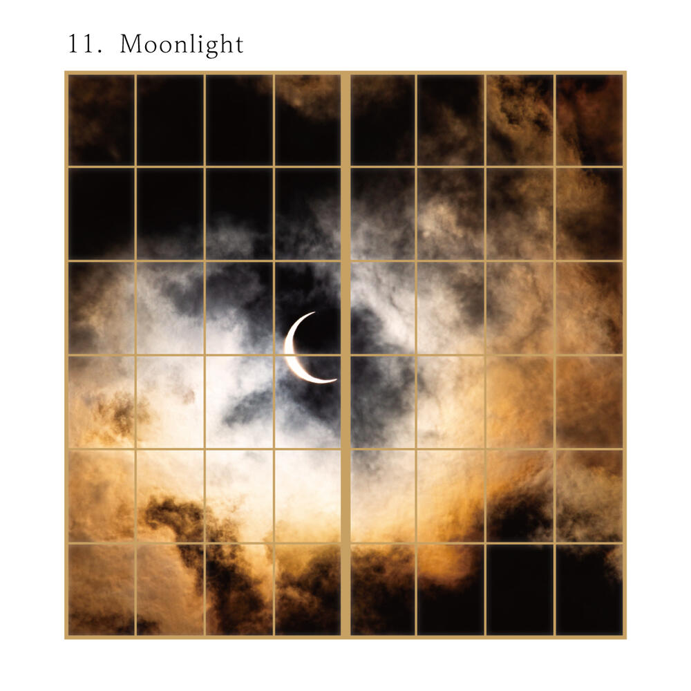 障子 空もよう障子紙 sky-11S Moonlight 91cm×182cm 2枚1組 のり貼りタイプ