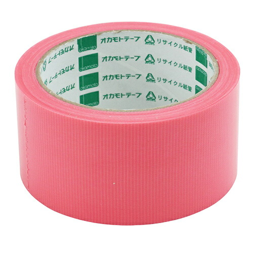 オカモト PETクロス 養生用テープ 桃色 No.418 50mm×25m