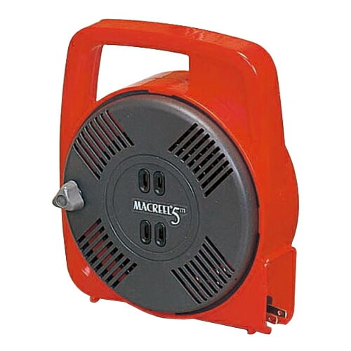 ハタヤ マックリール  15A×5m MS-5 レッド