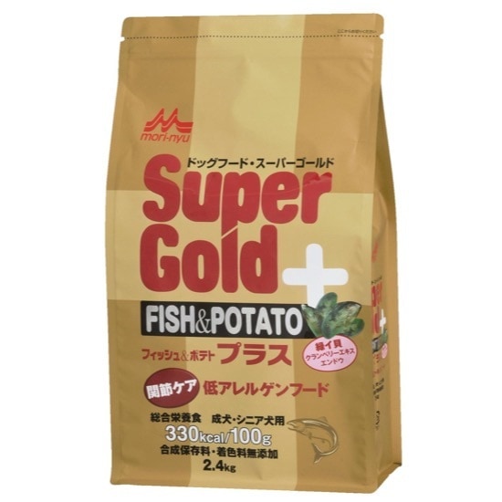 森乳サンワールド スーパーゴールド フィッシュ＆ポテト プラス 関節ケア用 800g