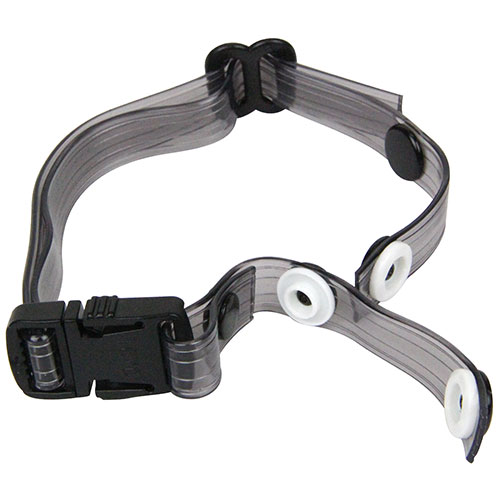 TOYO 下アゴ紐 透明ビニール NO.TE-5スモーク