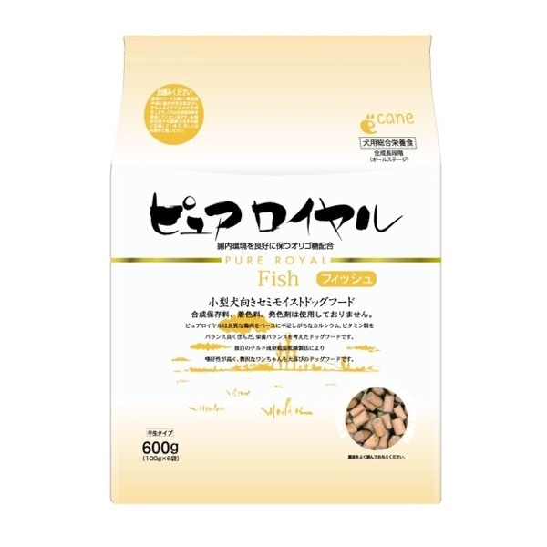 ピュアロイヤル フィッシュ 600g（100gづつの小袋包装）