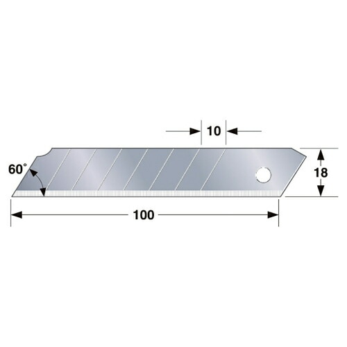 タジマ 替刃大 凄刃銀50枚入 CBL-SG50