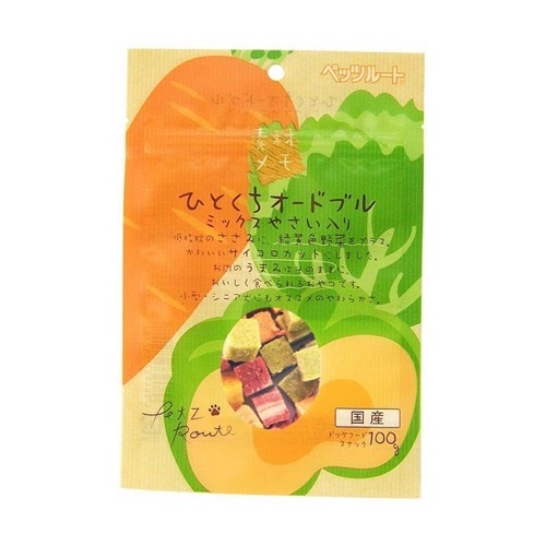 ひとくちオードブル ミックスやさい入り 100g 犬用おやつ