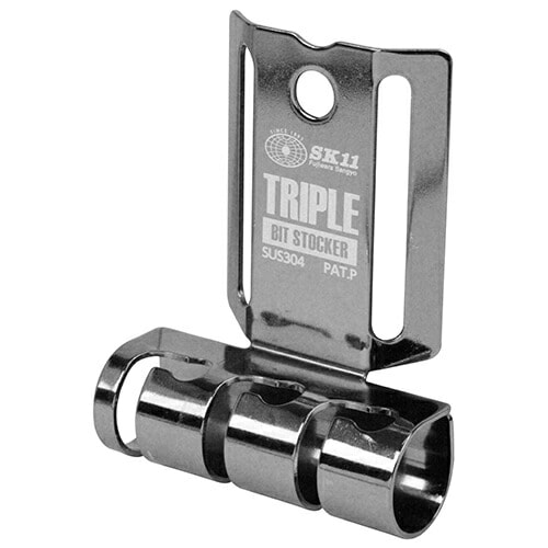 藤原産業 SK11 トリプルビットストッカー SSTH-TBS ブラック