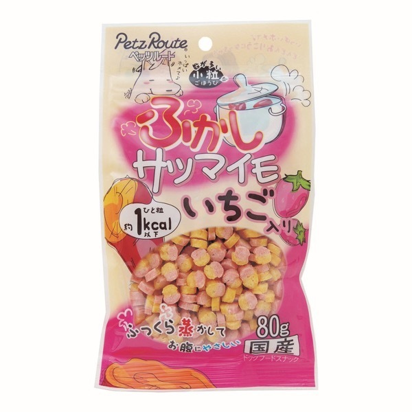 ふかしサツマイモいちご入り 80g