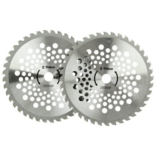 藤原産業 E-Value 軽量タイプチップソー 2枚組 ETT-255mmX40P