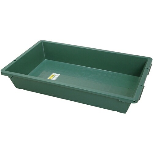 藤原産業 緑長 プラスチック製トロ舟 140ガタ