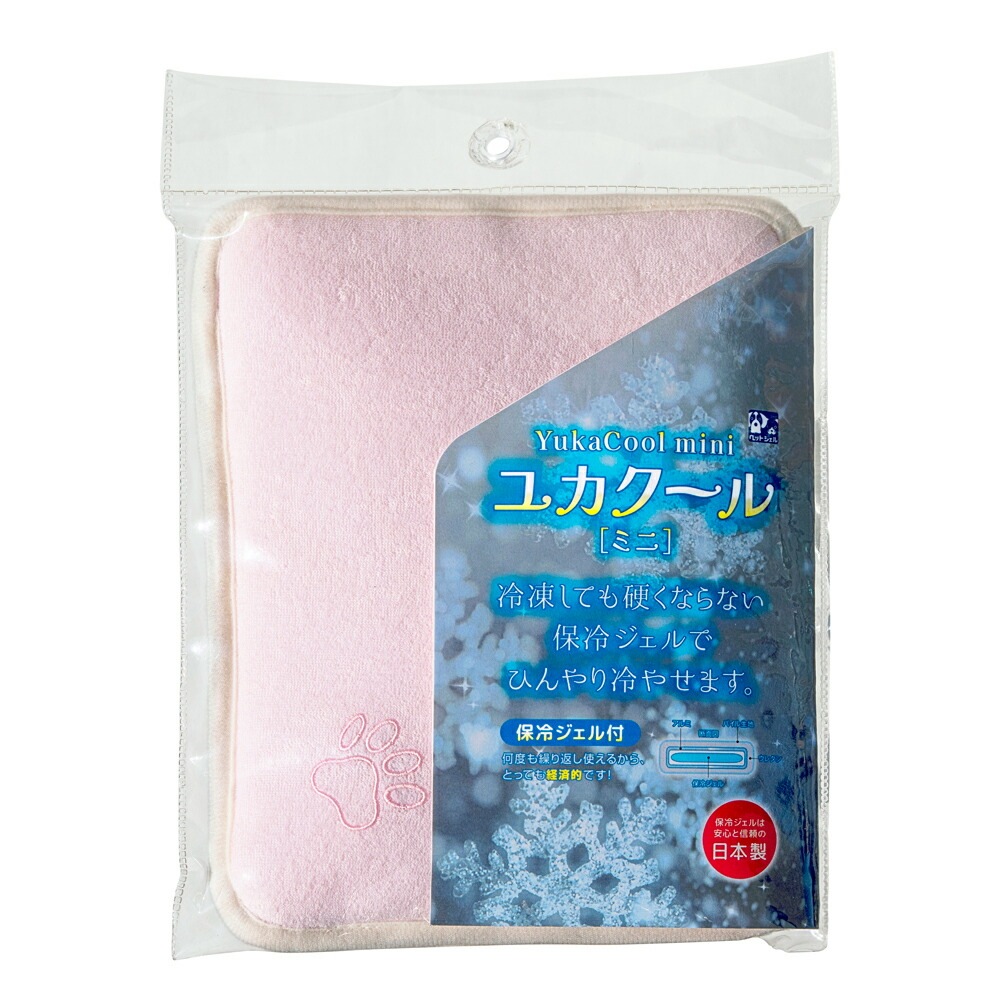 ペット用冷感マット 暑さ対策 ユカクールミニ ピンク 貝沼産業 犬用 猫用