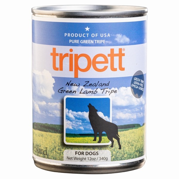 PetKind ペットカインド tripett ニュージーランド グリーンラムトライプ 340g ドッグフード 缶詰