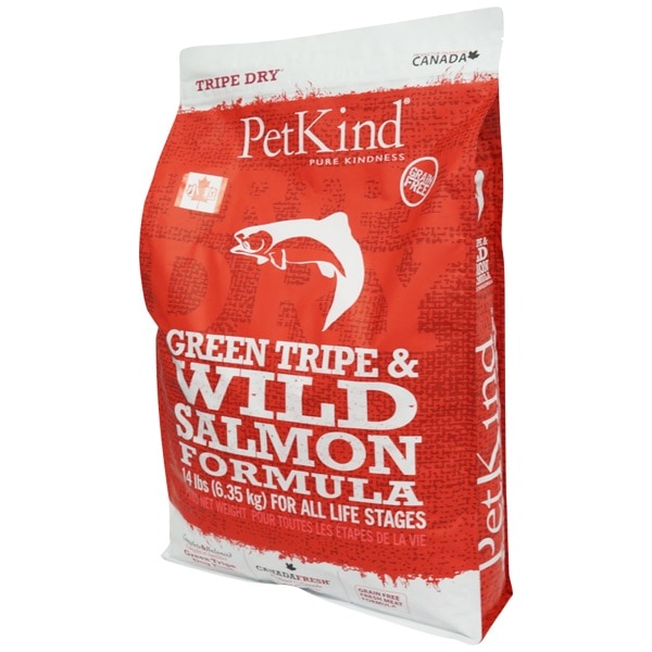 PetKind ペットカインド トライプドライ グリーントライプ＆ワイルドサーモン 小粒6.35kg