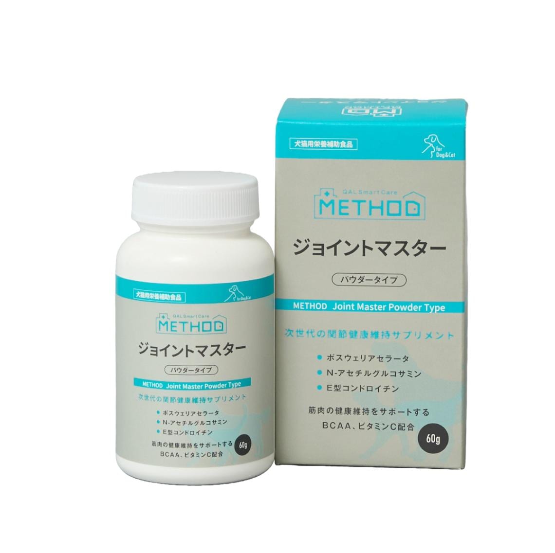 METHOD ジョイントマスター パウダータイプ 内容量：60g 犬猫用