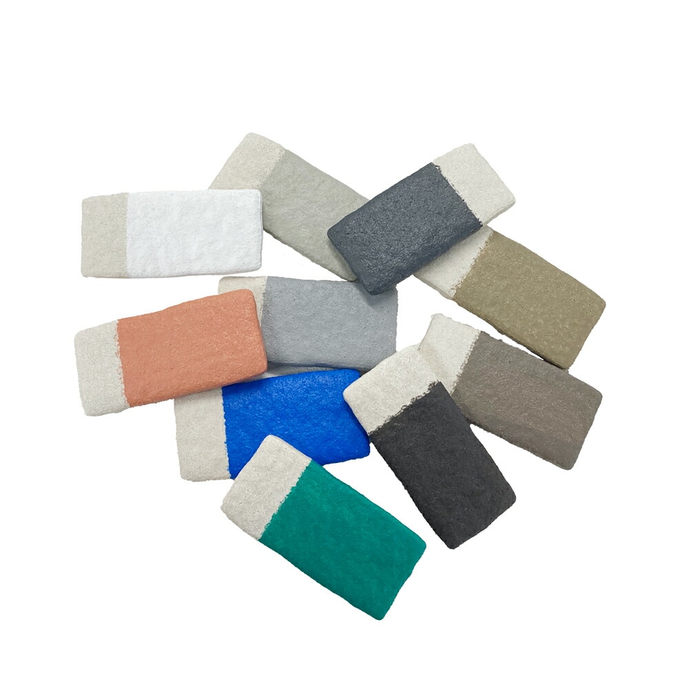 【色見本】水性ブロックステイン 10色セット 塗り板 サンプル アサヒペン