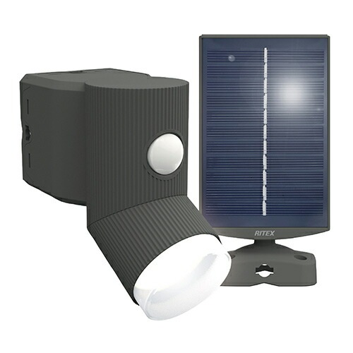 ライテックス 4.5W×1灯 LEDソーラーシンプルスタイルセンサーライト S-CY30