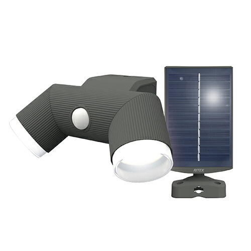 ライテックス 4.5W×2灯 LEDソーラーシンプルスタイルセンサーライト S-CY60