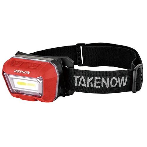 TAKENOW 充電式LED 三光色ヘッドライト HL-002