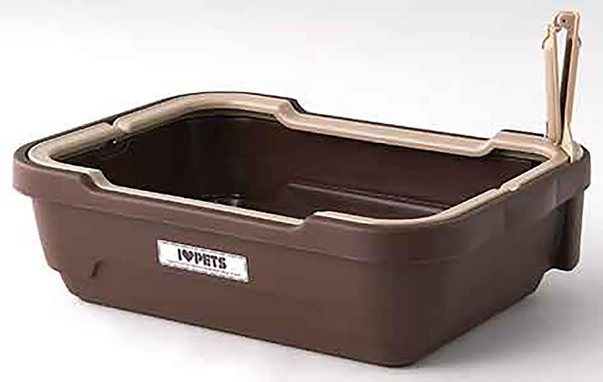 猫トイレ ボンビアルコン しつけるトイレ ブラウン カラー：C-S