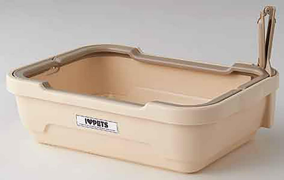 猫トイレ ボンビアルコン しつけるトイレ アイボリー カラー：C-S 猫トイレ