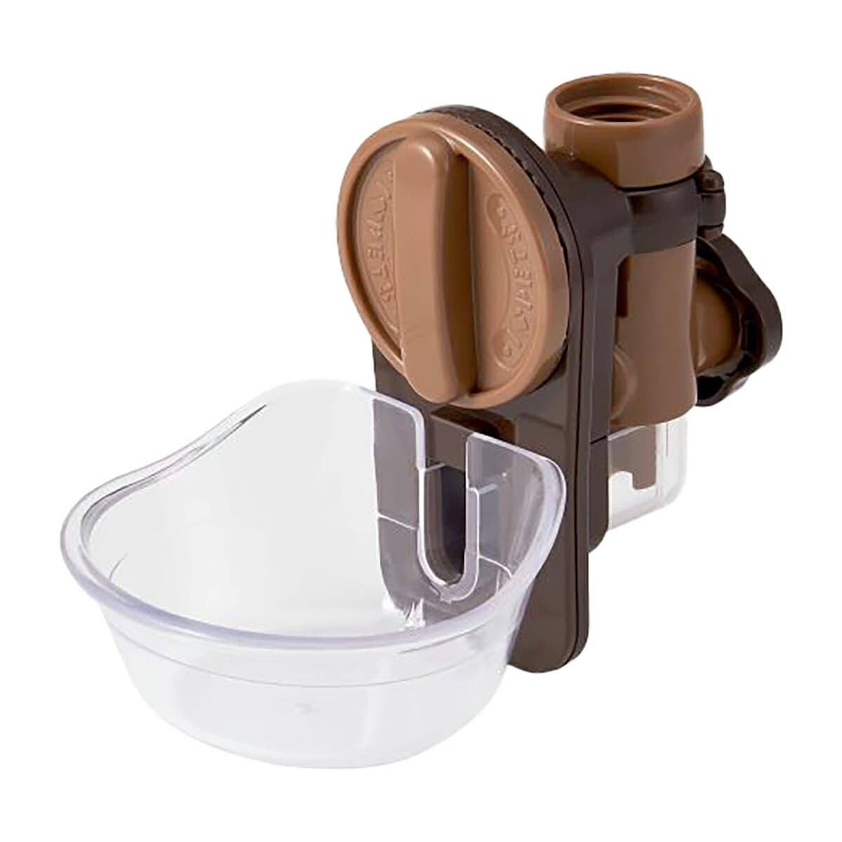 ボンビアルコン ラクリア ブラウン サイズ：S 犬猫用給水器 取り付け型 ケージ取付け式