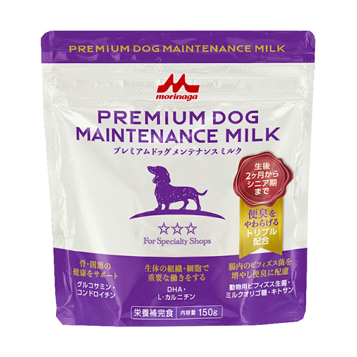 森乳サンワールド プレミアムドッグメンテナンスミルク 内容量：150g