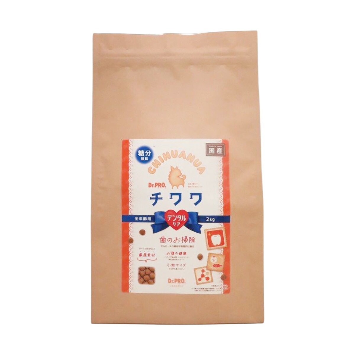 Dr.PRO.チワワフード 2kg ニチドウ ドッグフード 犬用フード ペットフード 日本製 ペット用品 ペット