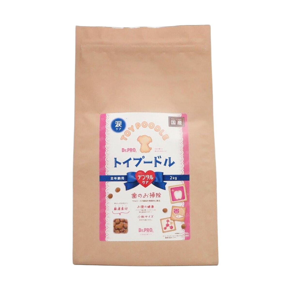 Dr.PRO.トイプードルフード 2kg ニチドウ ドッグフード 犬用フード ペットフード 日本製 ペット用品 ペット