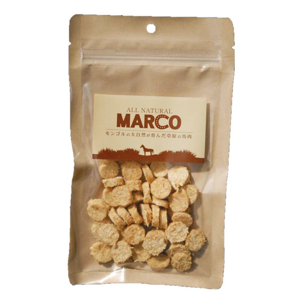 MARCO 馬ミニ・コラーゲンチップ 40g FLF ドッグフード ペットスナック 犬用おやつ モンゴル製 ペット用品 ペット