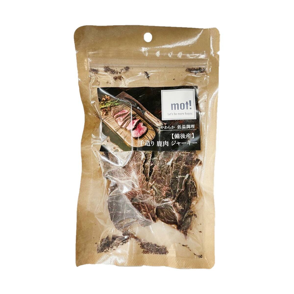 mot! 手造り鹿肉ジャーキー 40g FLF ドッグフード ペットスナック 犬用おやつ 日本製 ペット用品 ペット
