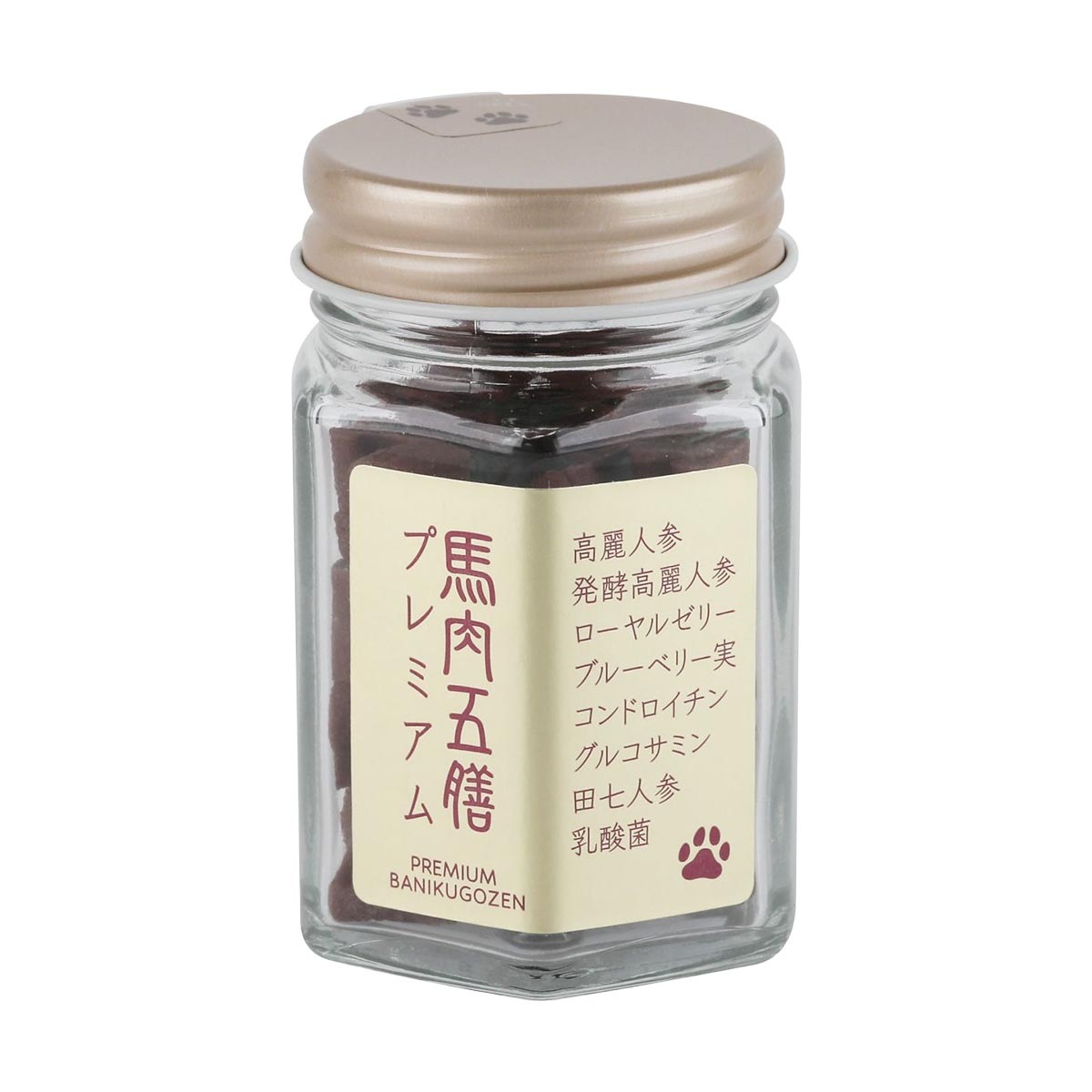 馬肉五膳 プレミアム 瓶入 20g オリエント商会 ドッグフード 犬用フード ペットフード 日本製 ペット用品 ペット