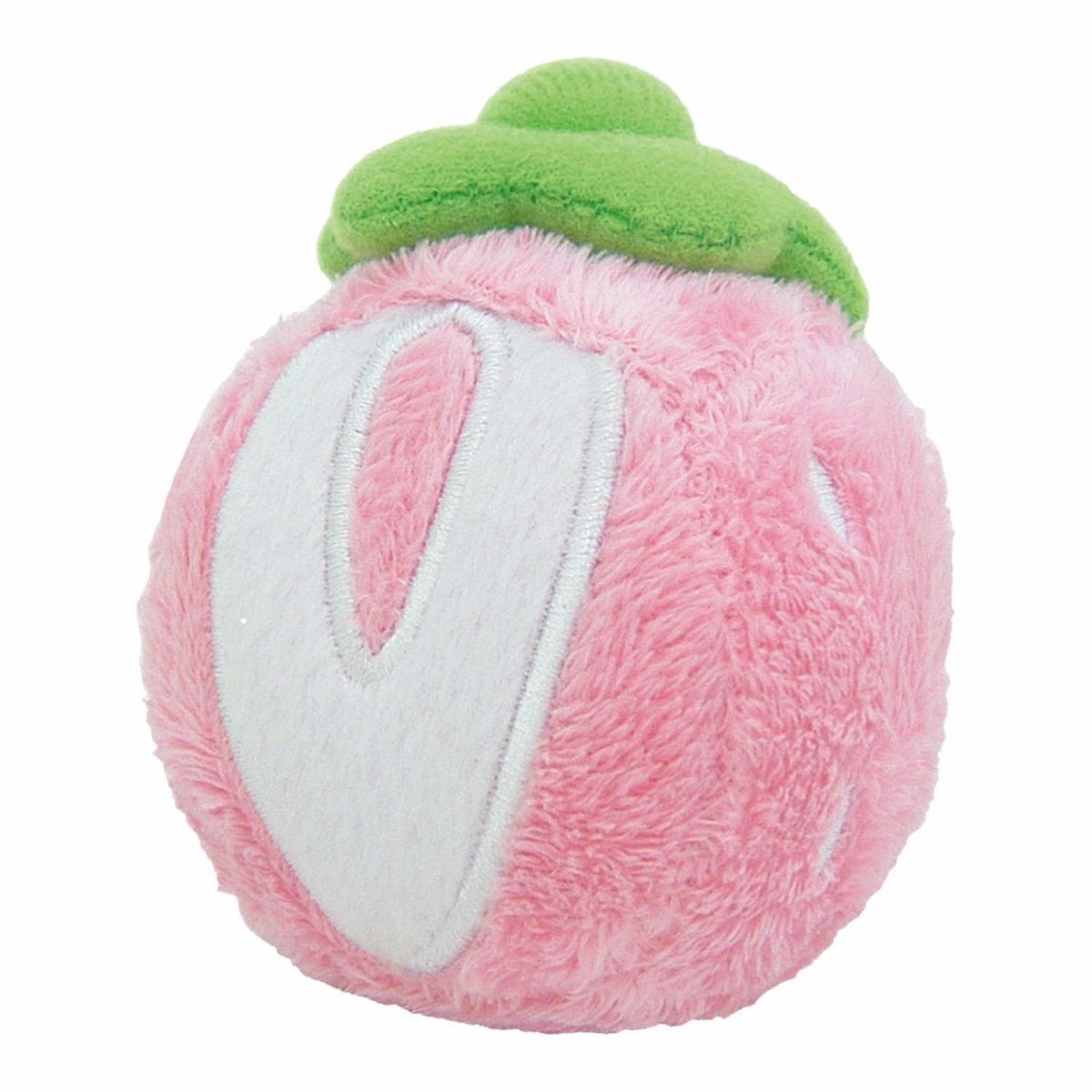 犬 おもちゃ ペットトイ まんまるフルーツ イチゴ 70mm*50mm*80mm ペッツルート 中国製 ペット用品 ペット