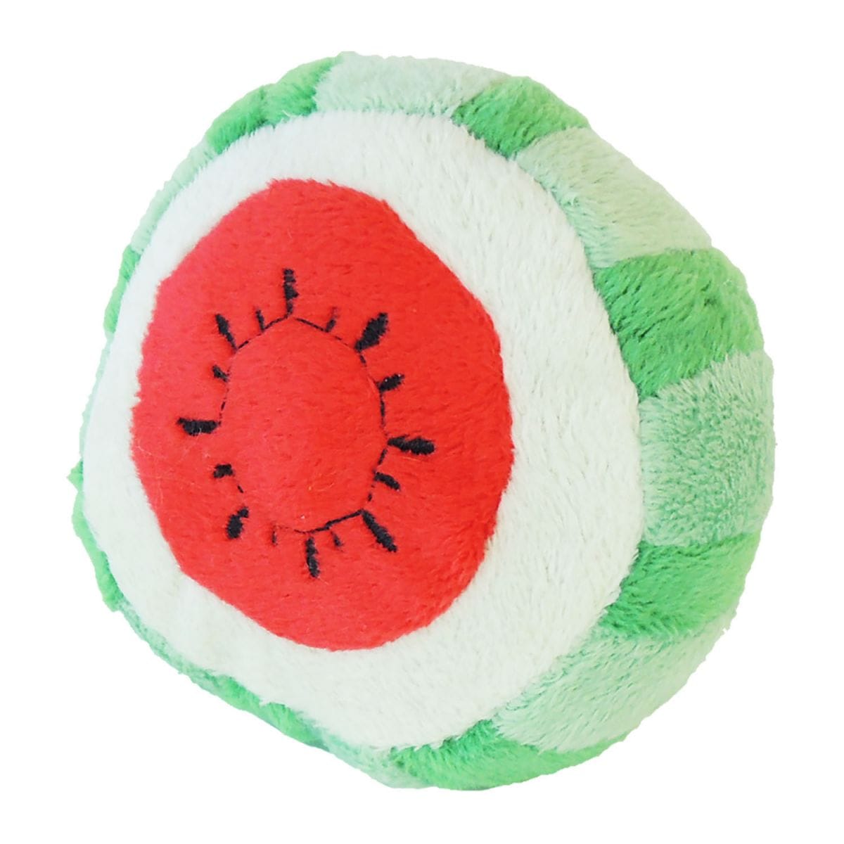 犬 おもちゃ ペットトイ まんまるフルーツ スイカ 80mm*60mm*80mm ペッツルート 中国製 ペット用品 ペット