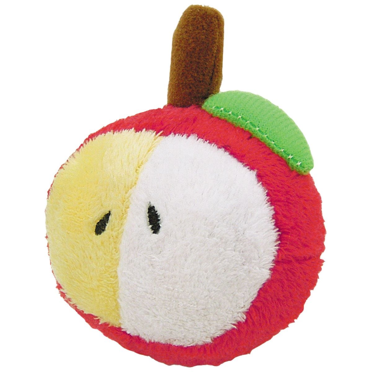 犬 おもちゃ ペットトイ まんまるフルーツ リンゴ 75mm*60mm*95mm ペッツルート 中国製 ペット用品 ペット