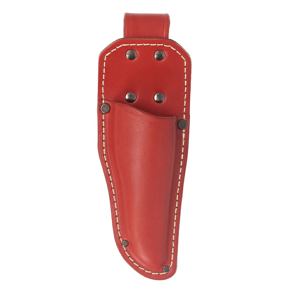 藤原産業 千吉 剪定鋏入れ 深紅 TCGL-02 レザー 牛革 本革 ハサミ ケース