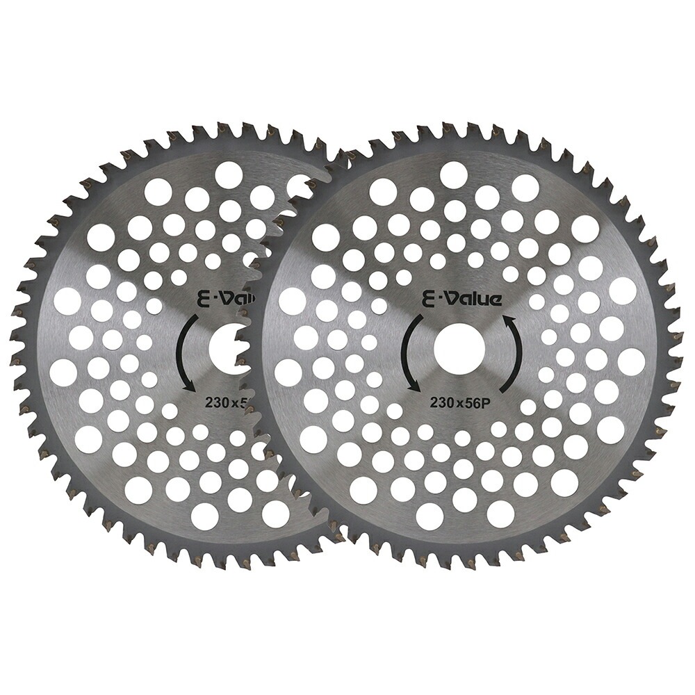藤原産業 E-Value 山林用チップソー 2枚組 230mm x 56P