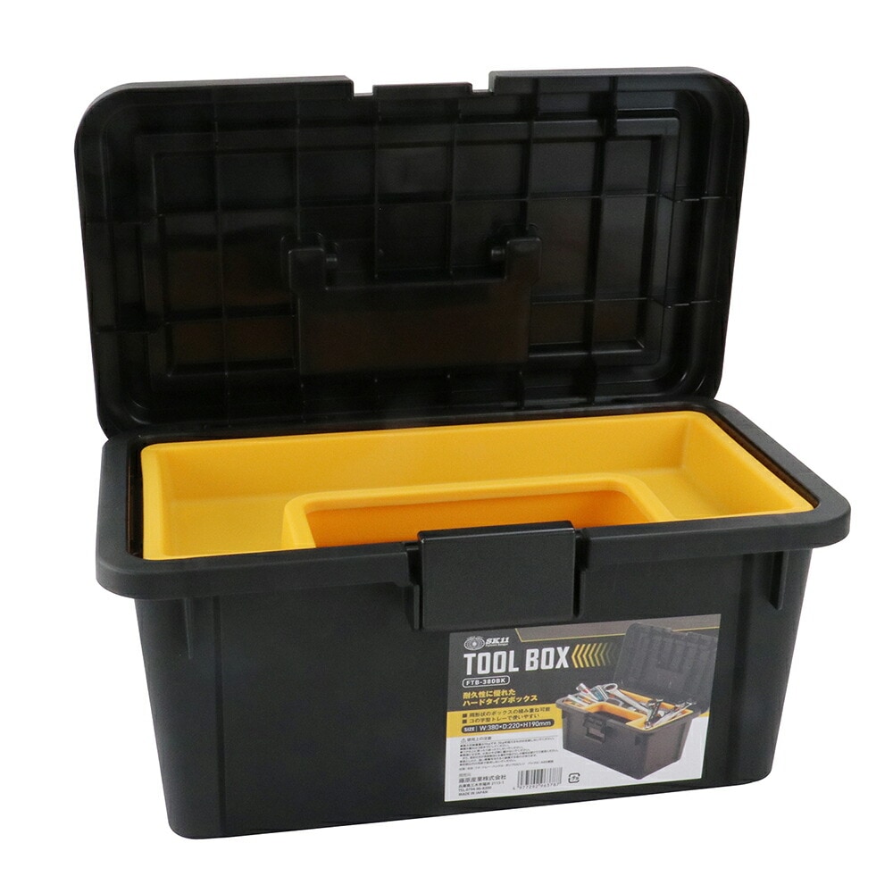 藤原産業 SK11 ツールボックス FTB-380BK 工具箱
