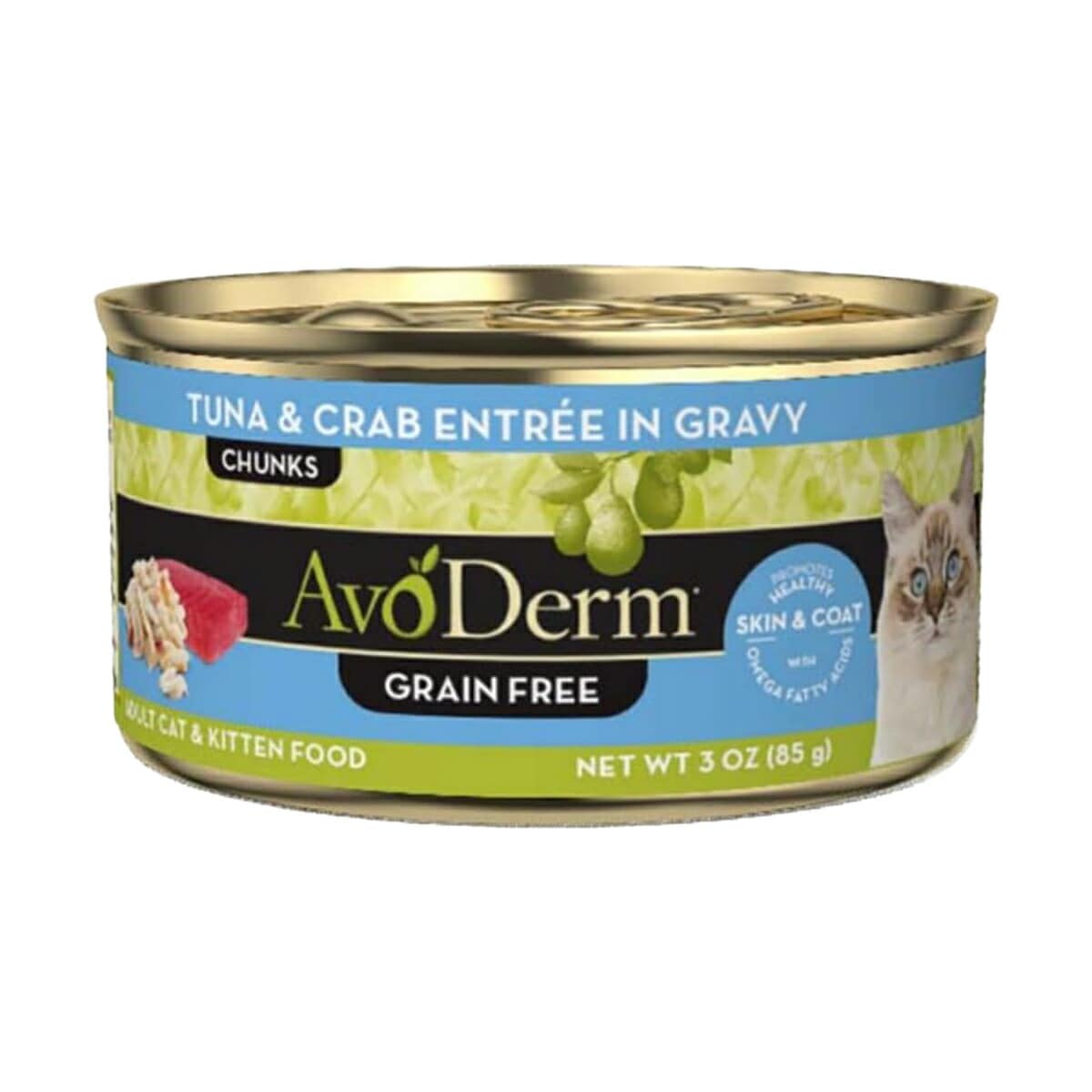 アボ・ダーム セレクトカット 猫缶 ツナ＆カニ 85g QIX キャットフード 猫用フード ペットフード タイ製 ペット用品 ペット