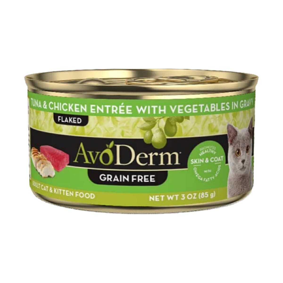 アボ・ダーム セレクトカット 猫缶 ツナ＆チキン 85g QIX キャットフード 猫用フード ペットフード タイ製 ペット用品 ペット