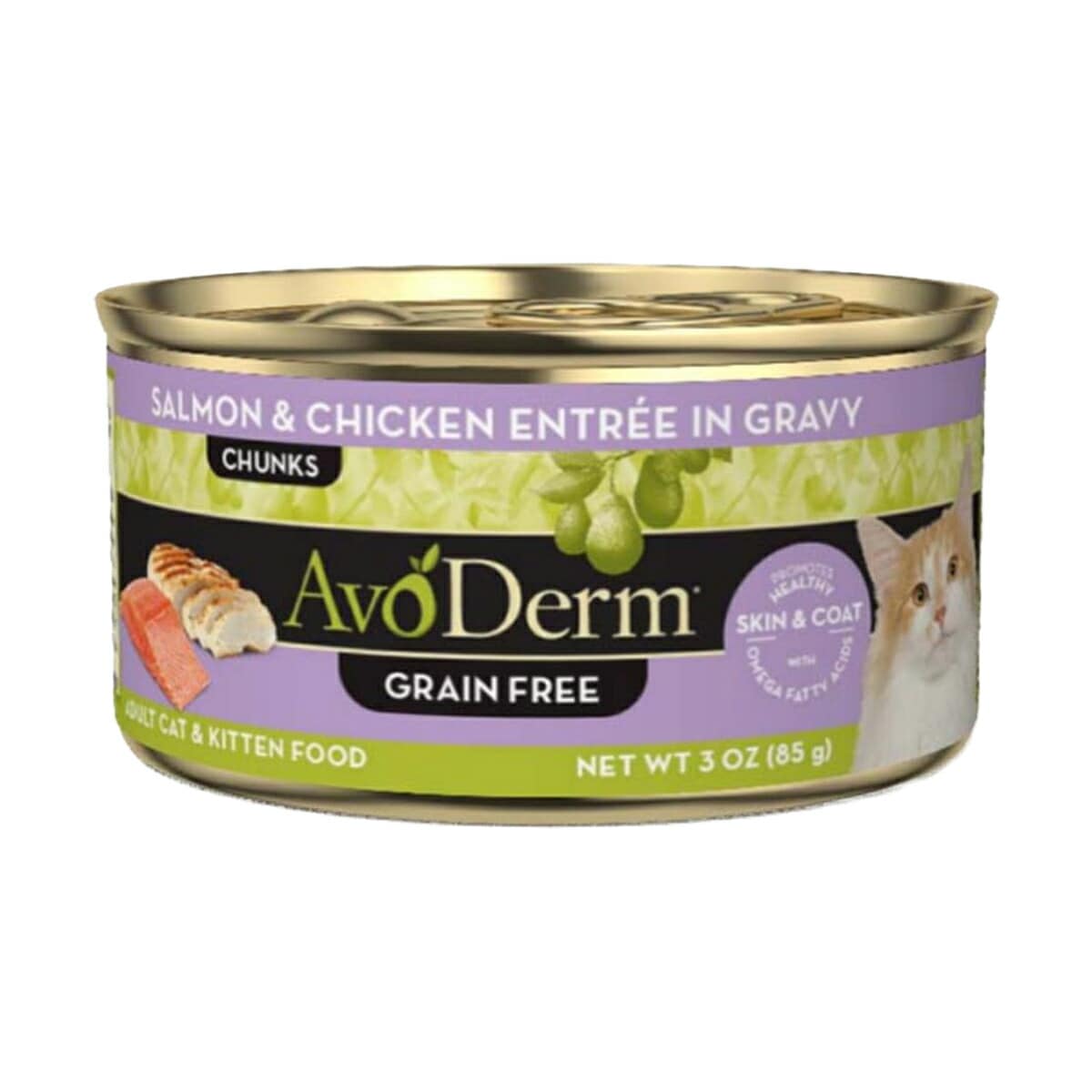 アボ・ダーム セレクトカット 猫缶 サーモン＆チキン 85g QIX キャットフード 猫用フード ペットフード タイ製 ペット用品 ペット