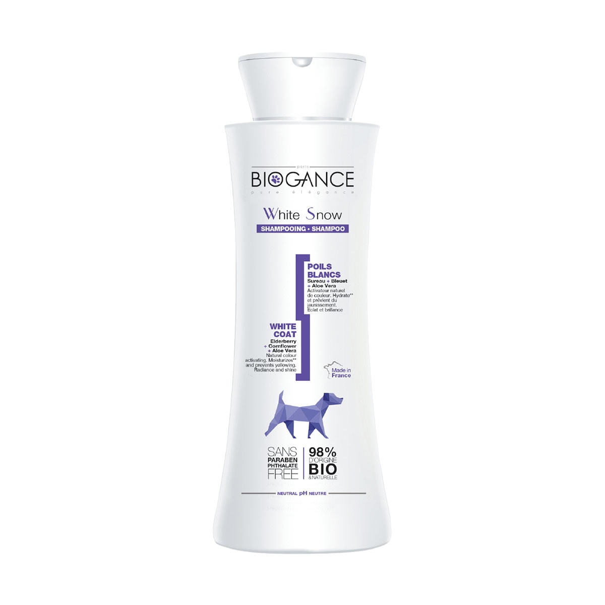 ホワイトスノーシャンプー BIOGANCE バイオガンス 犬用 猫用 犬猫兼用 内容量：15ml ペット用品 ペット