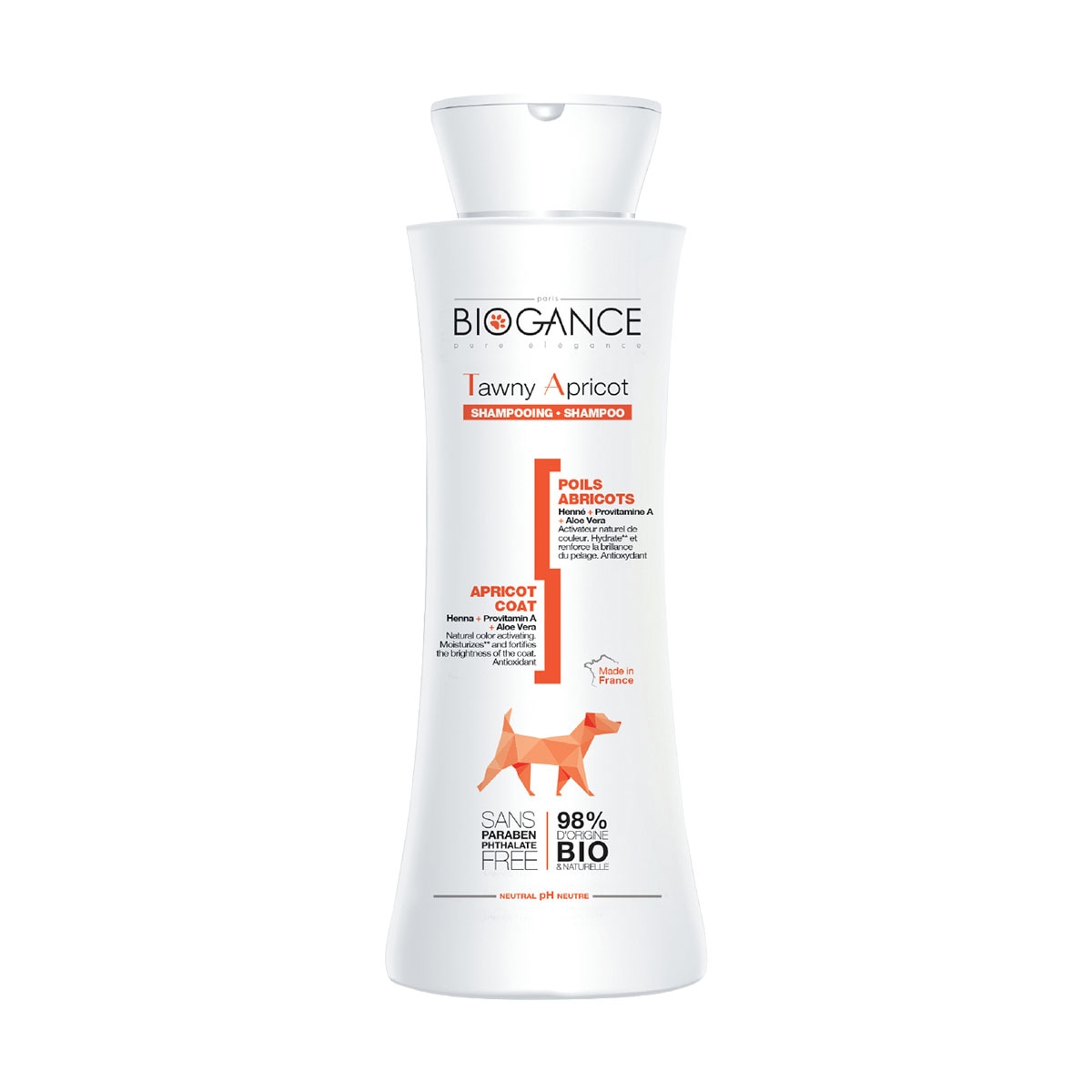 タウニー・アプリコットシャンプー BIOGANCE バイオガンス 犬用 猫用 犬猫兼用 内容量：15ml ペット用品 ペット