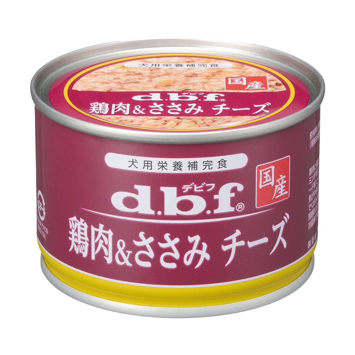 デビフ d.b.f 国産 犬用 ウェットフード ペットフード 鶏肉＆ささみ チーズ 日本製 缶詰 ドッグフード 鶏肉＆ささみ チーズ 内容量：150g ペット用品 ペット