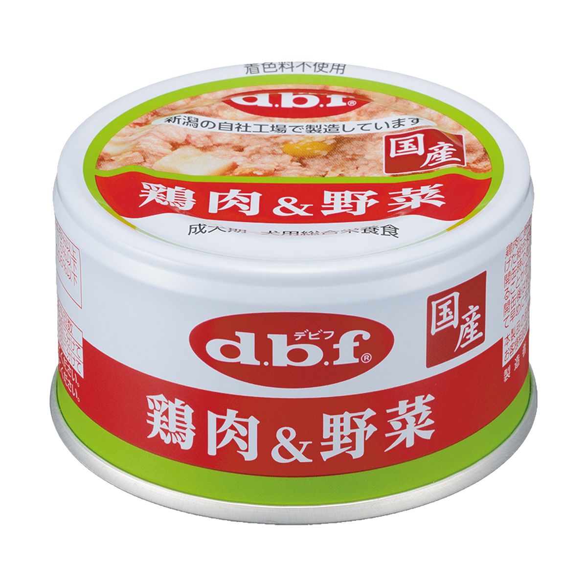 デビフ d.b.f 国産 犬用 ウェットフード ペットフード 鶏肉＆野菜 日本製 缶詰 ドッグフード 鶏肉＆野菜 内容量：85g ペット用品 ペット