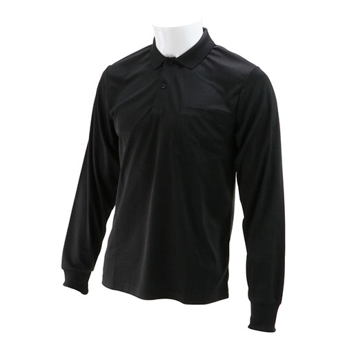 藤原産業 SK11 長袖ポロシャツ ブラック 3Lサイズ 1枚 3L-BLK-1P ブラック