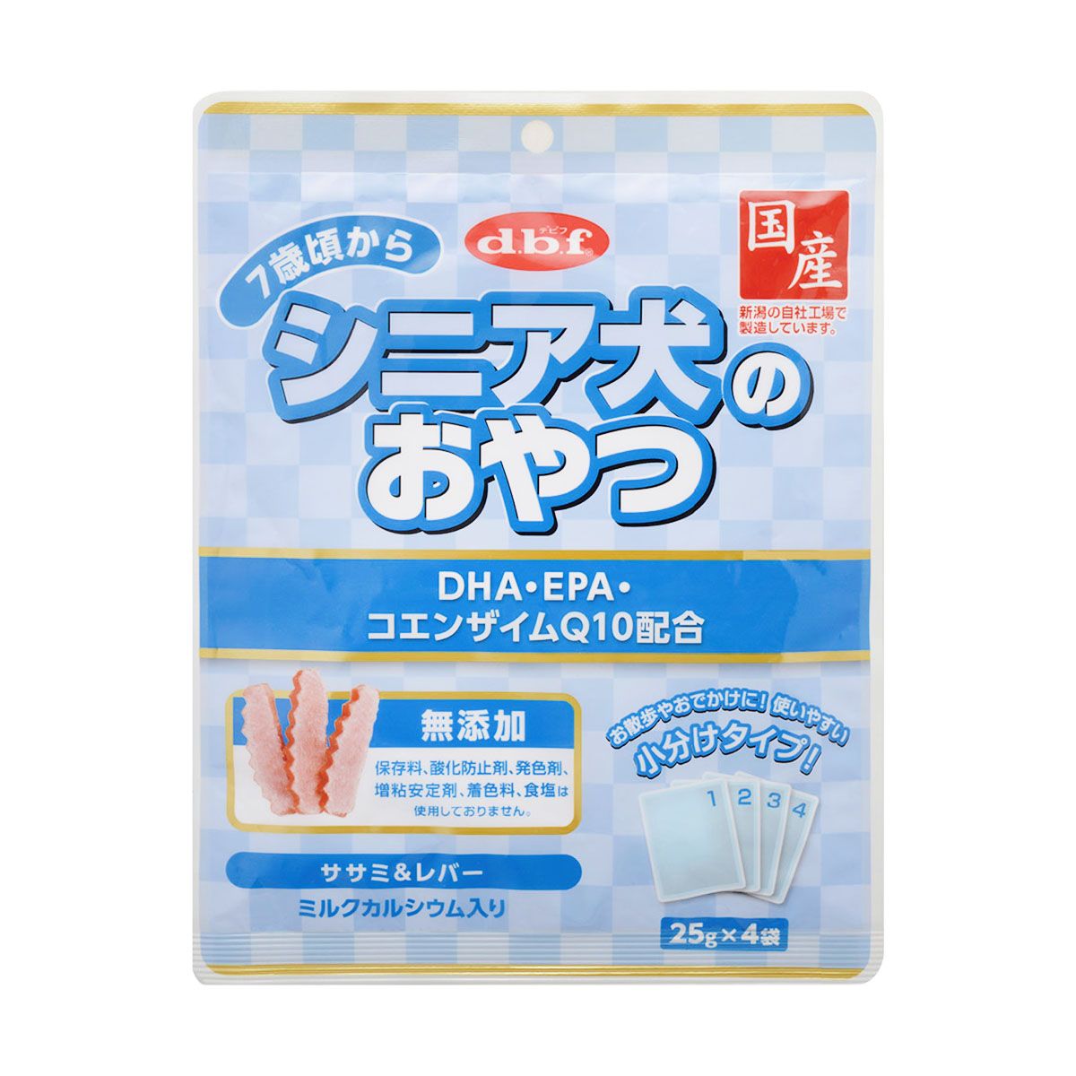 シニア犬のオヤツ DHA EPA コエンザイムQ10 内容量100g やわらかおやつ 携帯 小分け 高齢期 栄養補助 犬用おやつ 鶏ささみ 鶏レバー ベースト 犬用