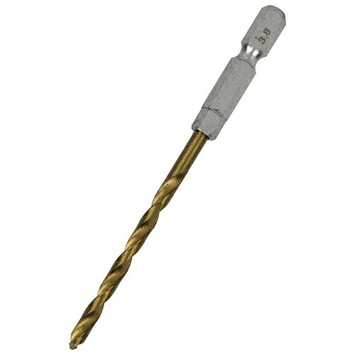 藤原産業 SK11 六角軸チタンコーティング鉄ドリル 適長 (ノーマル) 3.8mm