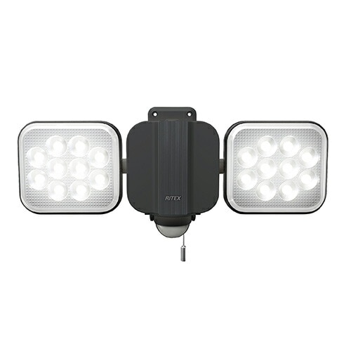 ライテックス 14W×2灯フリーアーム式LEDセンサーライト LED-AC2028