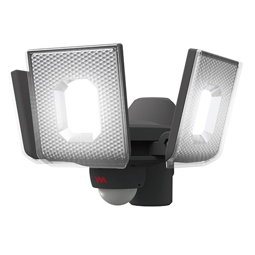 ムサシ 5W×3灯スライド型LED充電式センサーライト LED-RC830