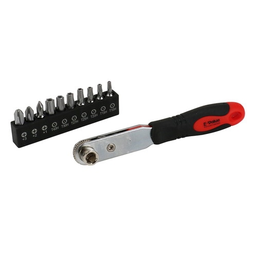 藤原産業 E-Value ラチェットドライバーセット トルクスネジ対応 ERD-128