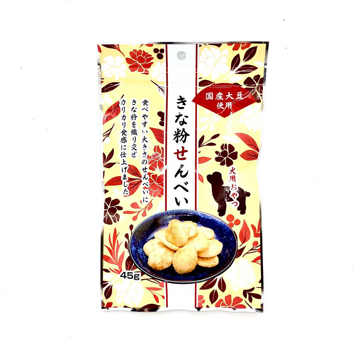 きな粉せんべい 45g 藤沢商事 ドッグフード ペットスナック 犬用おやつ 日本製 ペット用品 ペット