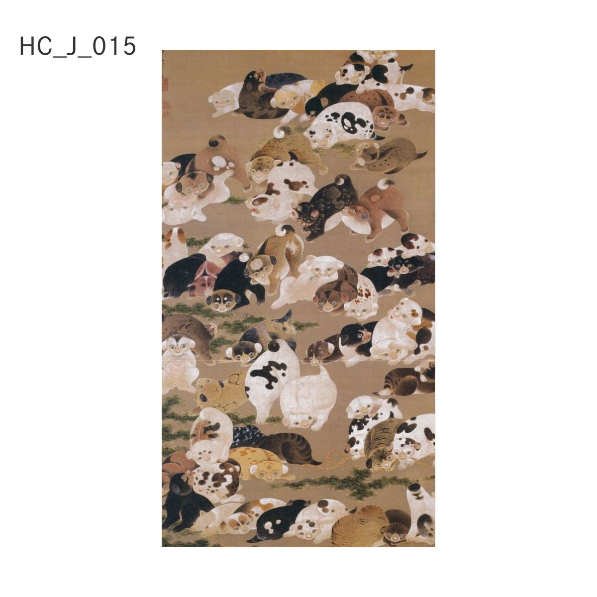 貼ってはがせる壁紙シート アートシリーズ 和の巨匠たち 日本の名画 HC_J_013 ～ HC_J_022 シールタイプ 幅約66cm×高さ約120cm 1枚入り アサヒペン